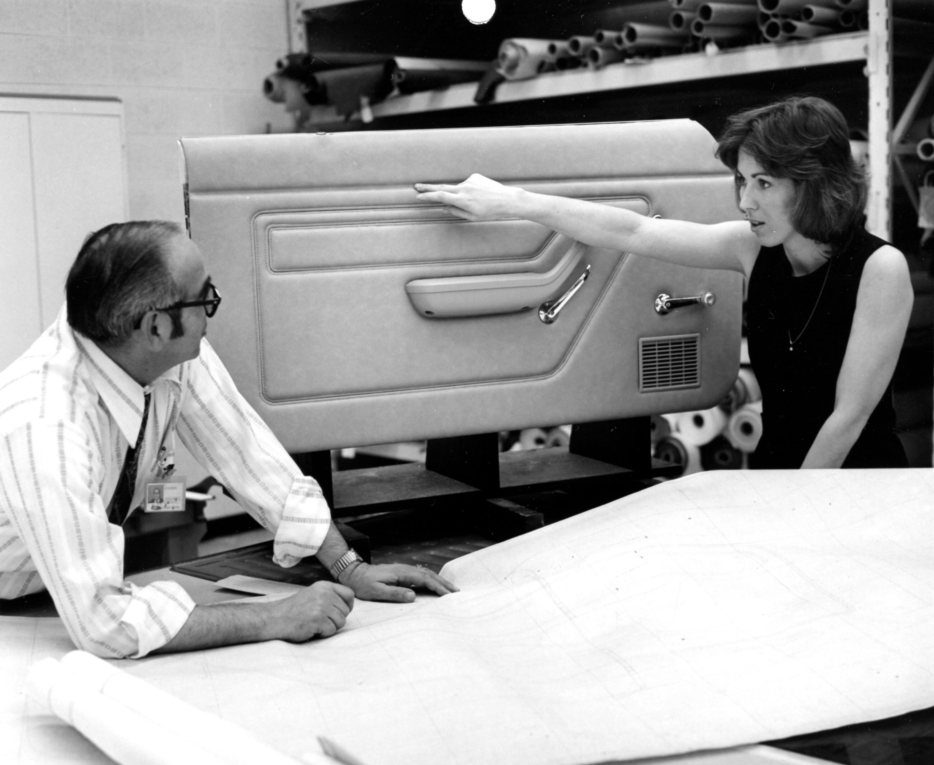 Designer Mimi Ornes in 1973